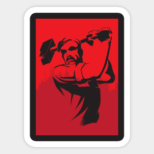 LABOUR DAY WORKERS DAY POSTERS AND ART PRINTS Sticker